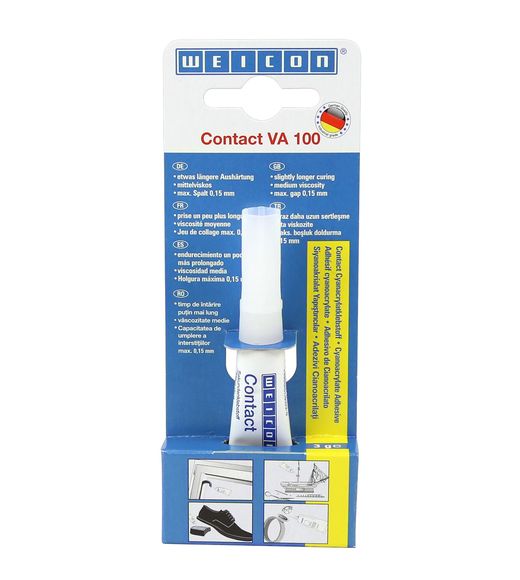 WEICON VA 100 Cyanacrylat-Klebstoff, 3 gr., Contact Cyanacrylatklebstoff